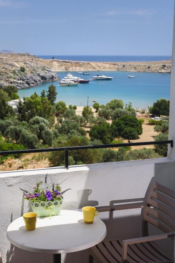 Aphrodite White Studios Lindos Kültér fotó