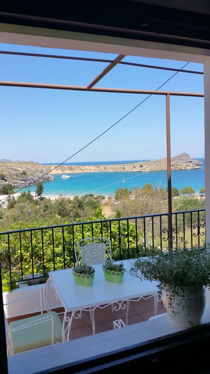 Aphrodite White Studios Lindos Kültér fotó